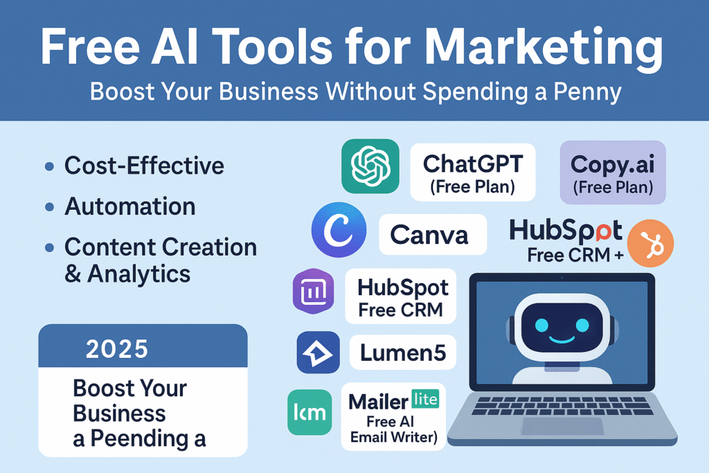  Free AI Tools for Marketing