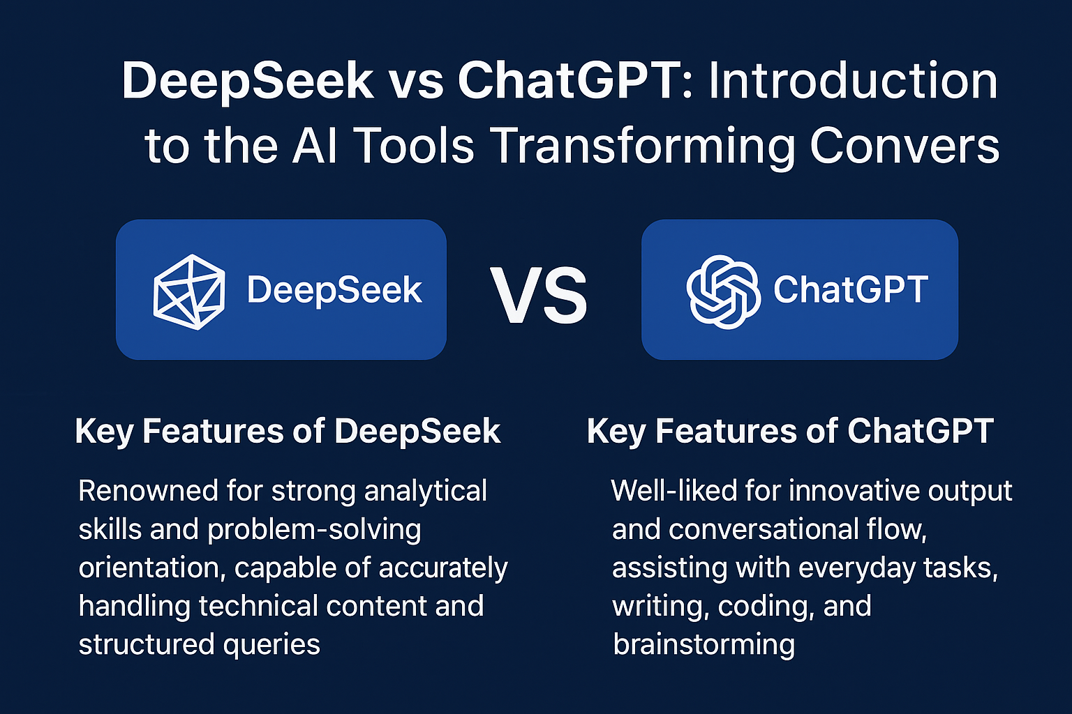 DeepSeek vs ChatGPT